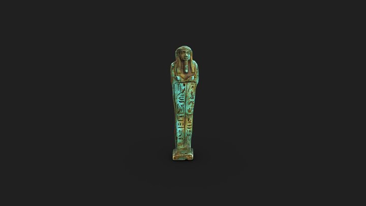 Ushabti Figurine 3D Model