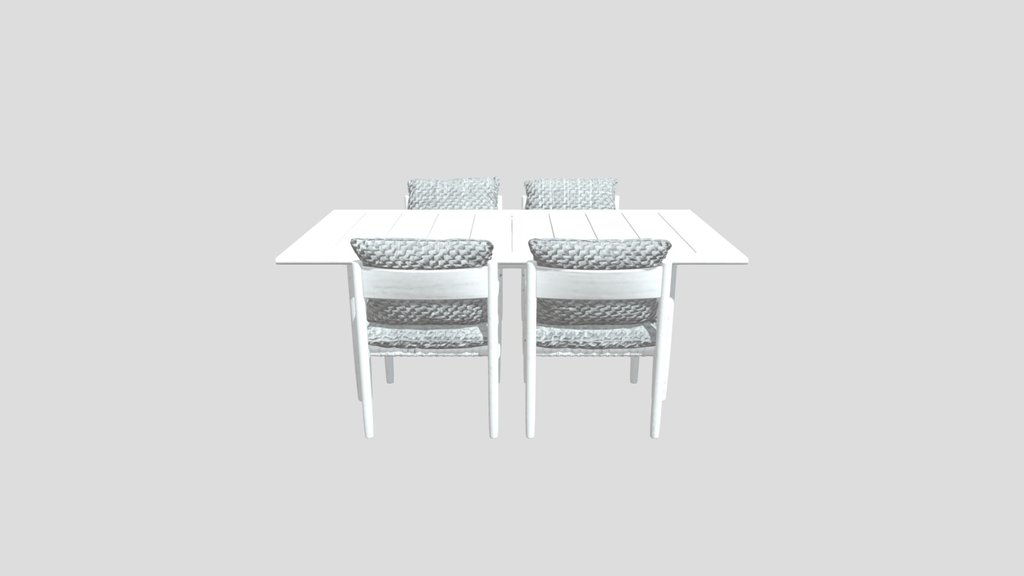 Tibbo Armchair Dining Table Set