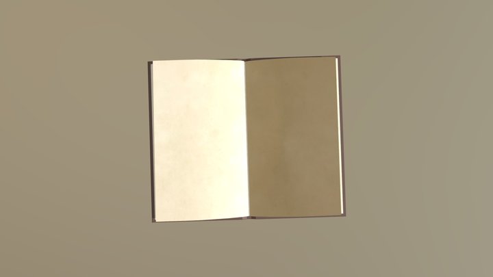 Open book 3D Model
