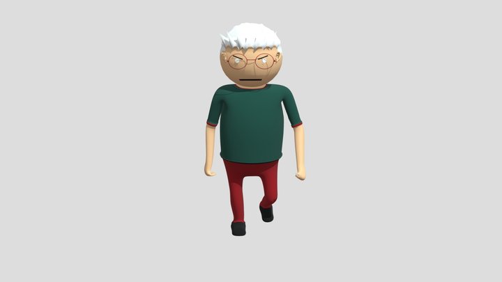 Gulli Walking 3D Model