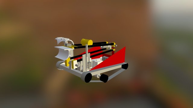 The Crimson Crawler 3D Model
