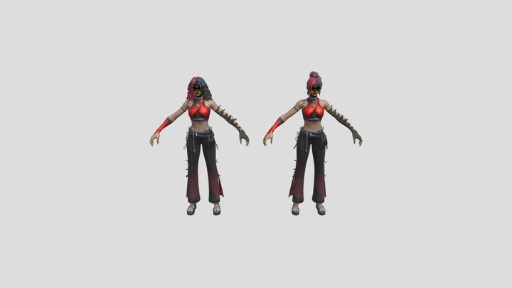 Fortnite Undercover Kor 3D Model
