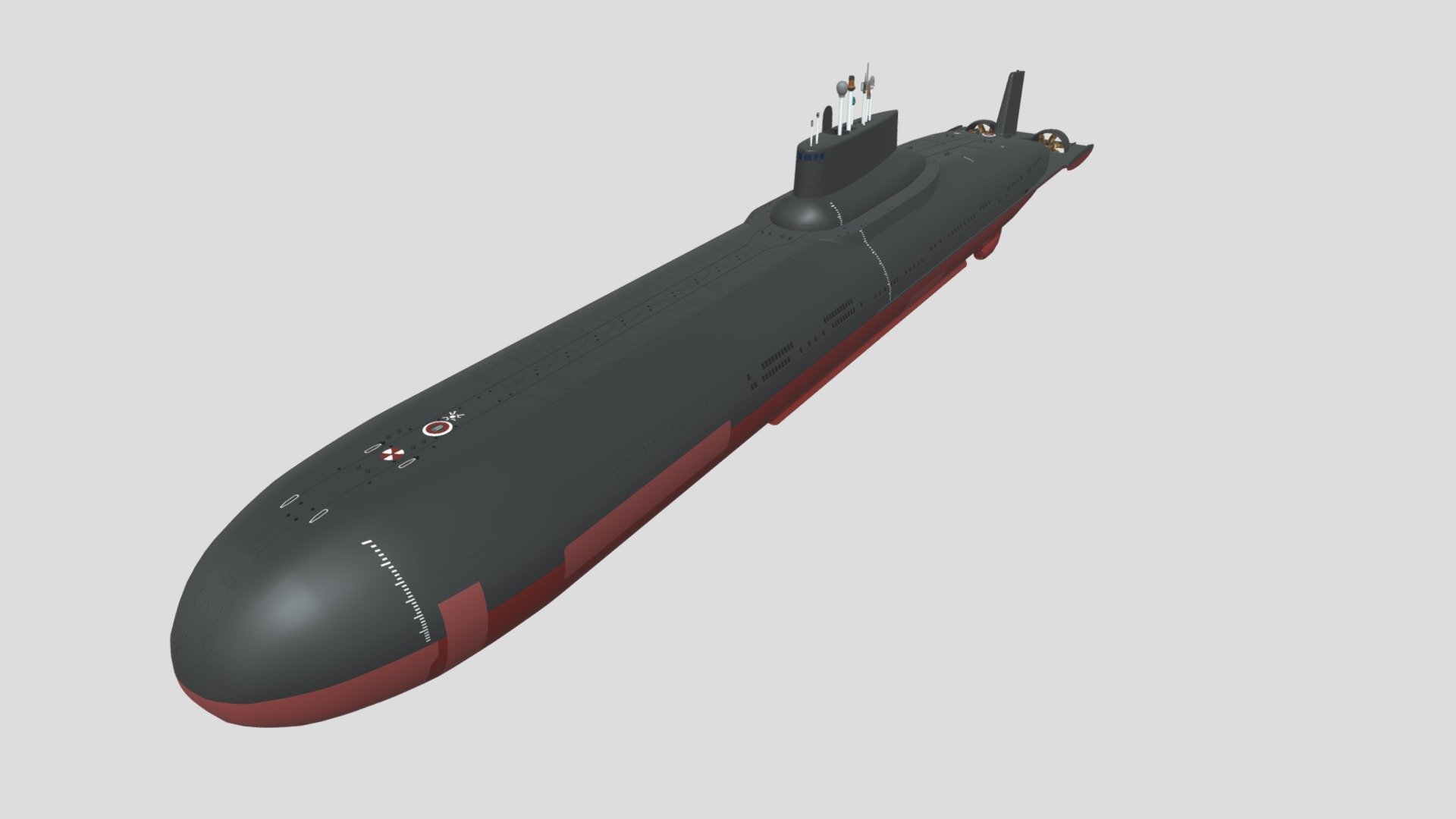 Typhoon-Class Submarine - 3D model by DFL81 (@DFL81) [e466aa6]