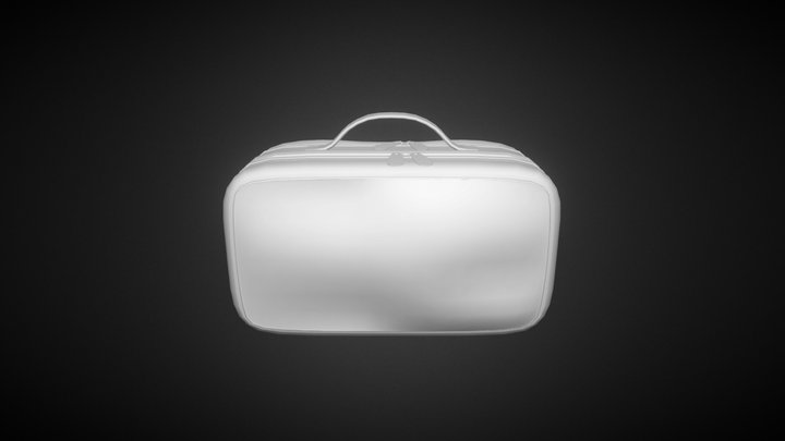 Organizer Make Up Bag - Black 3D Model