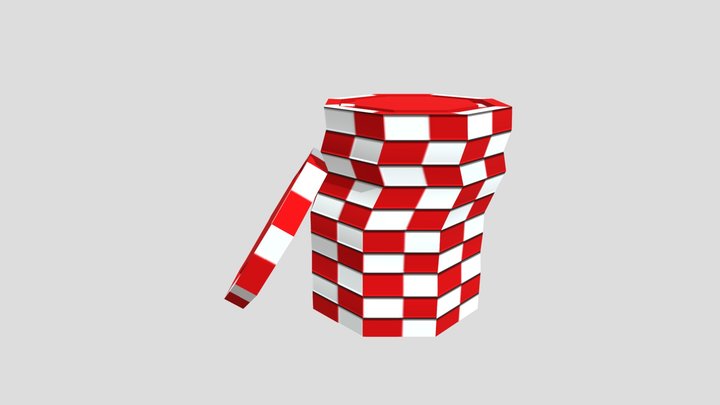 Poker Chips 3D Model