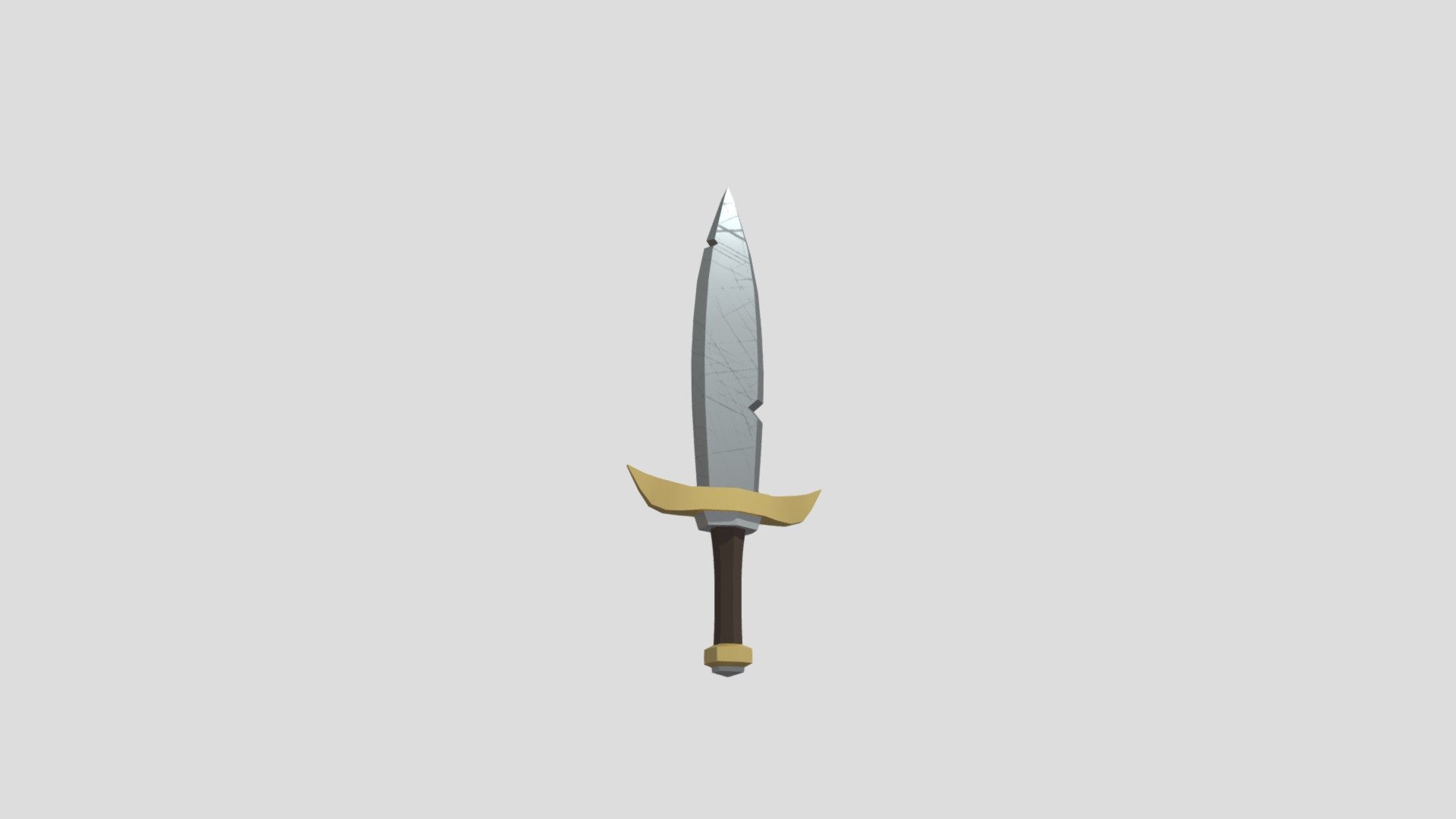 Low Poly Sword 4