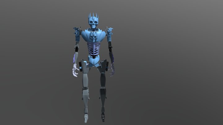 Humanoid ROBOT v2 3D Model