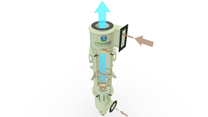 Циклон ВЗП Гринлос 3D Model