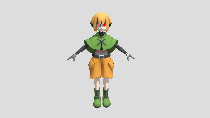 Nindroid Gardenia (pokemon masters) 3D Model