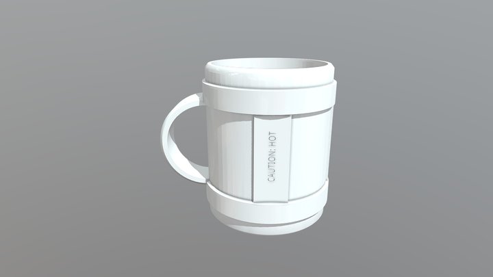 The Best Mug (Untextured) 3D Model