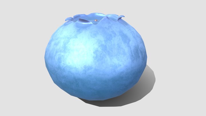 Blueberry ( LP ) ( Stylized ) 3D Model