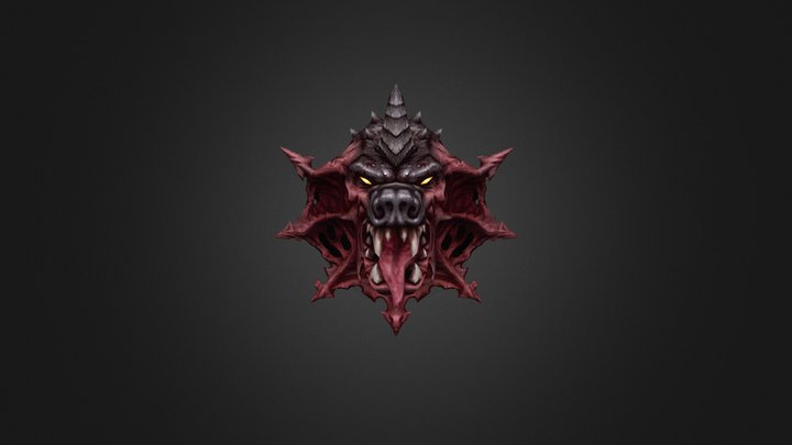 Mask_ Flesh_ Hound_ Halloween 3D Model