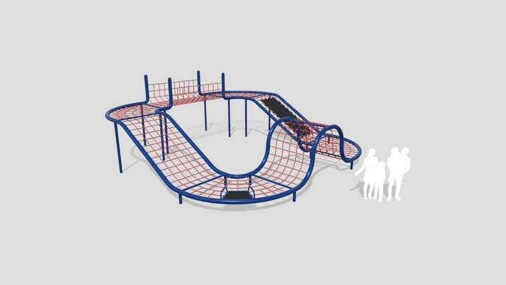 Net Effects - Regular Loop Course 3D Model