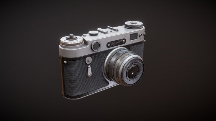 35mm Camera 3D Model