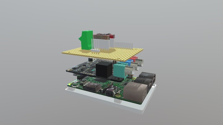 Raspberry Pi CT scanner using PiCapture SD1 3D Model