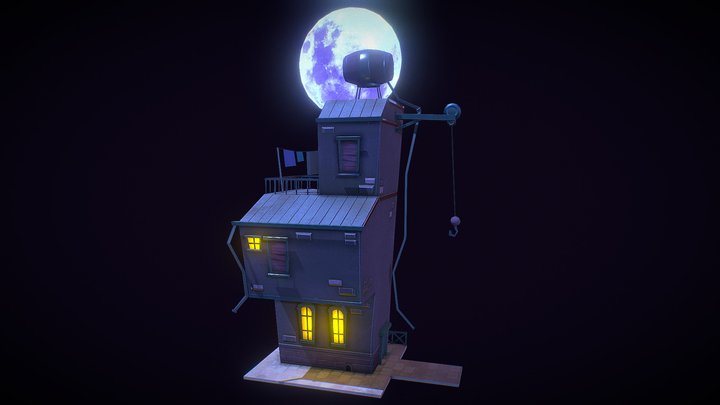 Almost Abandoned House 3D Model