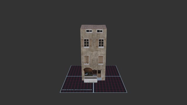 building_1_restaurant 3D Model