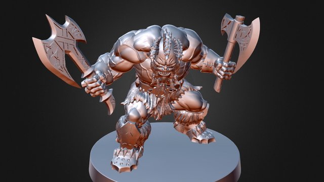 Sword & Sorcery- Skeld (Dwarf Berserker Hero) 3D Model