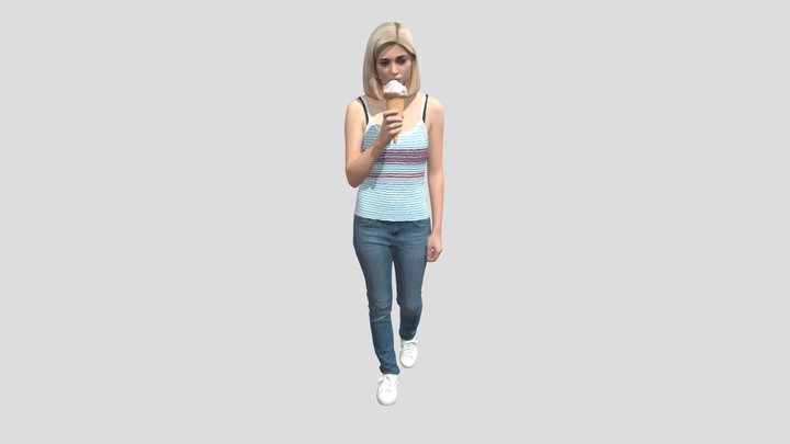 Ice Cream Summer Stroll – Kostenloses 3D-Modell STL