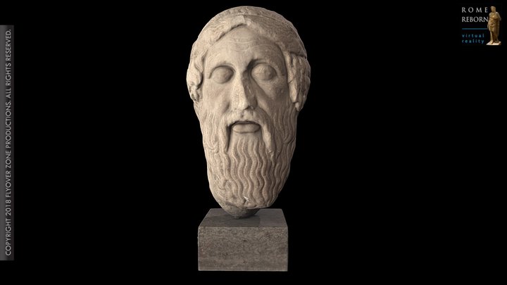 3D rendering of Homer (Epimenides Type)