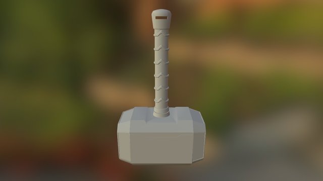 Thor’s Hammer Mjolnir 3D Model