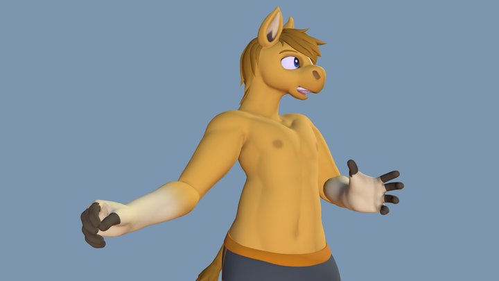Ris the Horse 3D Model