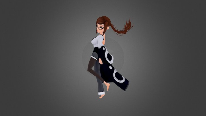 Tai_Chi_Girl 3D Model