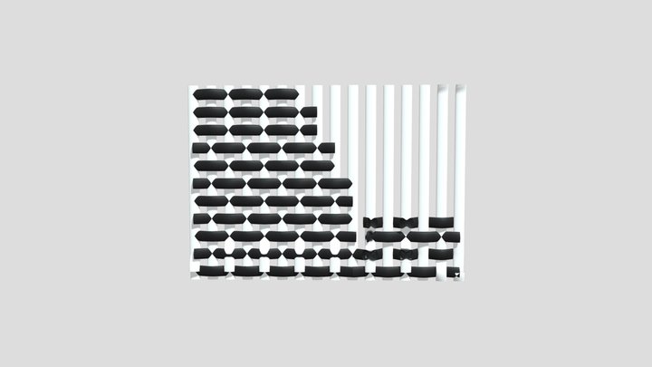 Oblique Line With A Steep Slope_2 3D Model