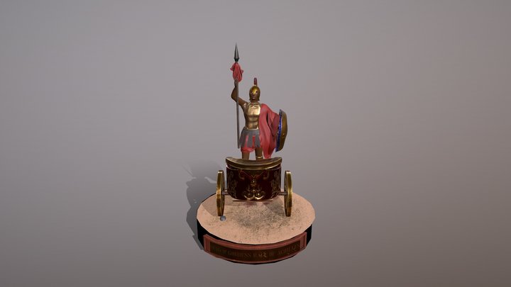 Achilles diorama 3D Model