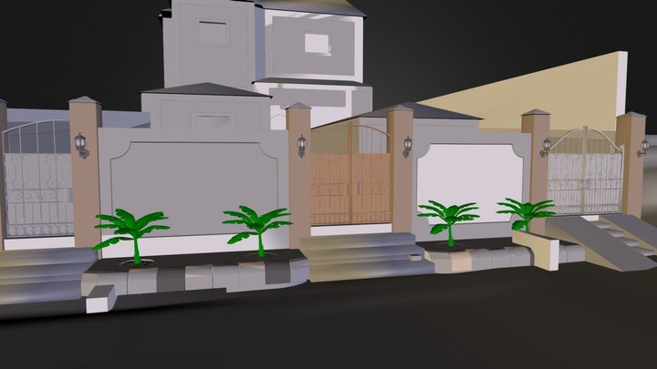 my House COLORS112455.3ds 3D Model