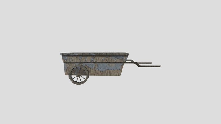 broken cart 3D Model