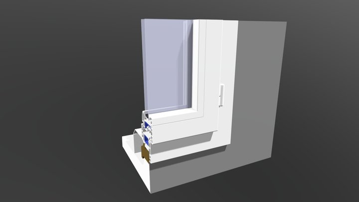 Pose réno PVC 3D Model