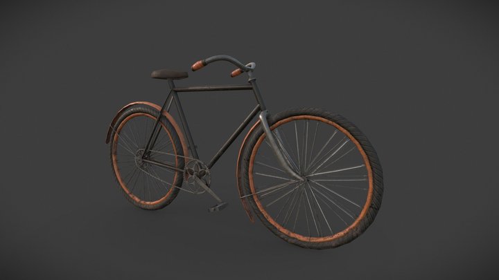 1910 Bike 3D Model