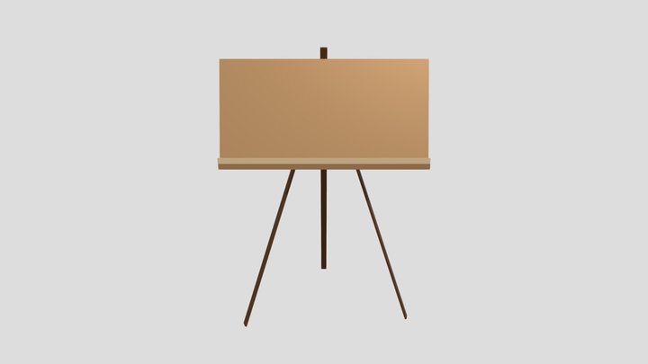 Easel 3D Model
