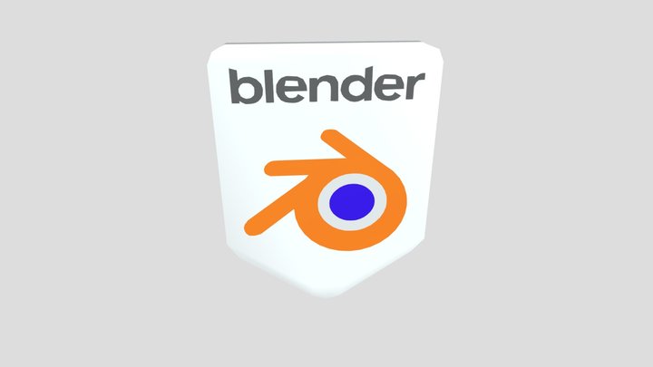 Blender Logo 3D Model