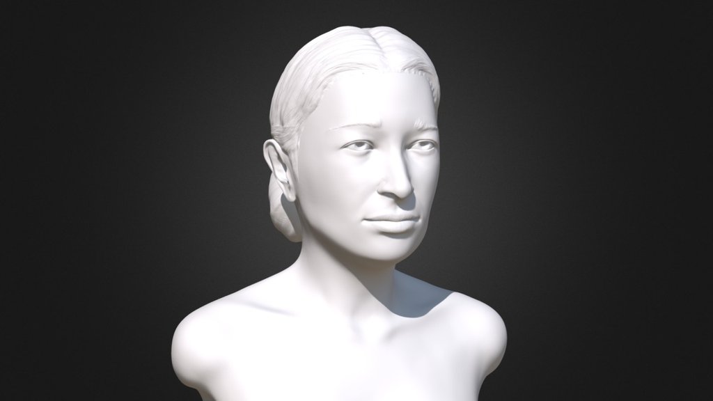 Blough-Heather-Female-Bust - 3D model by Heather A Blough ...