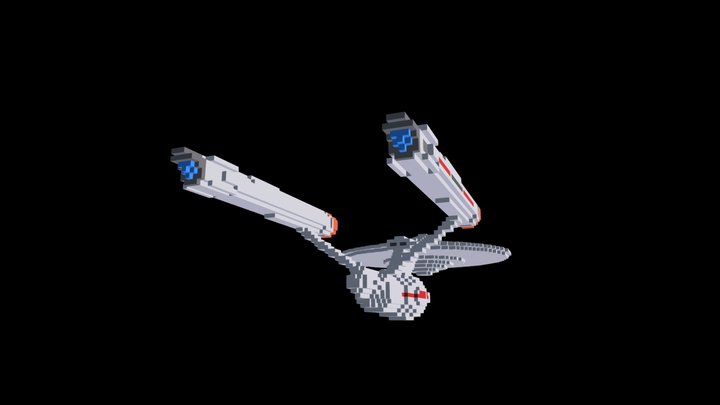 U.S.S. Enterprise NCC-1701 3D Model