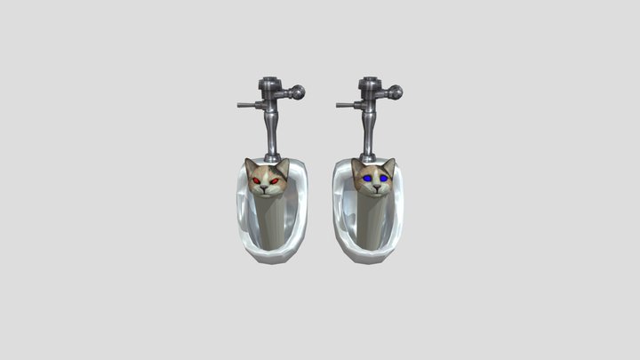 skibidi cat urinals fanmade