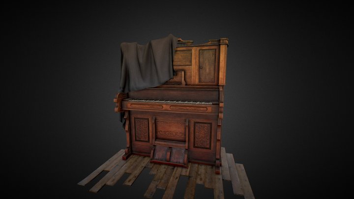 Old_Piano 3D Model