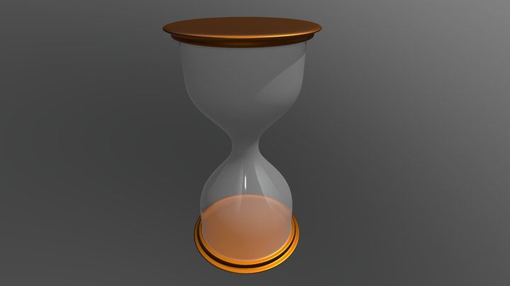 Hourglass model 3D Model