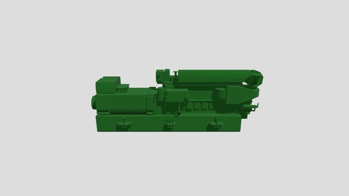 AVEVA Ship's Main Engine 3D Model