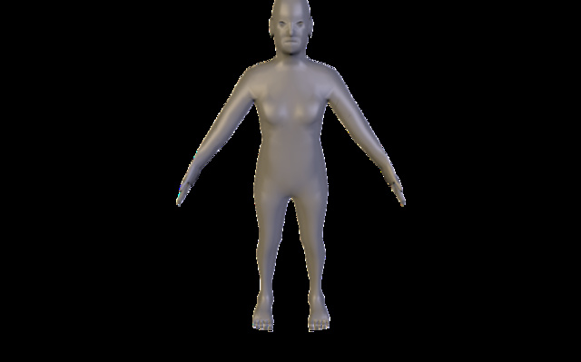 Female Character New 3D Model