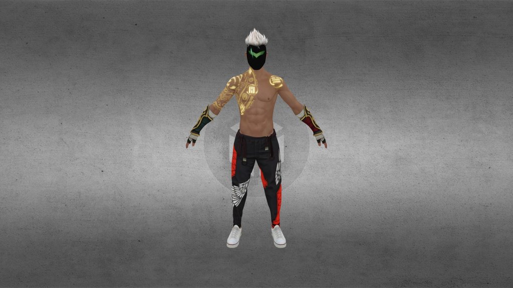 FreeFire 3d Model Shifu FF