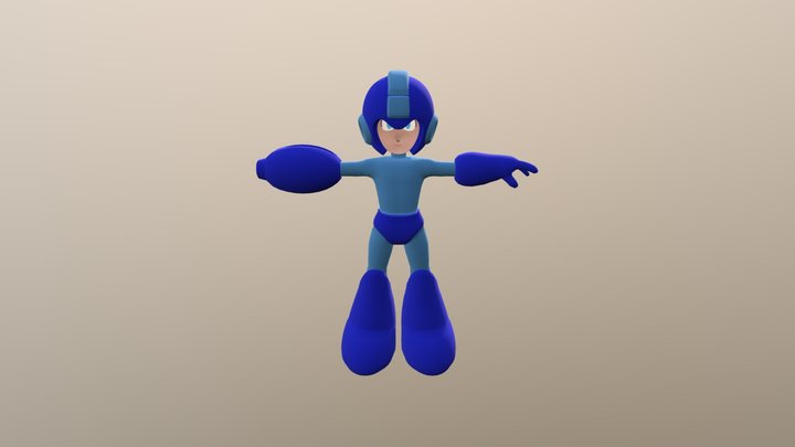 Mega Man 3D Model