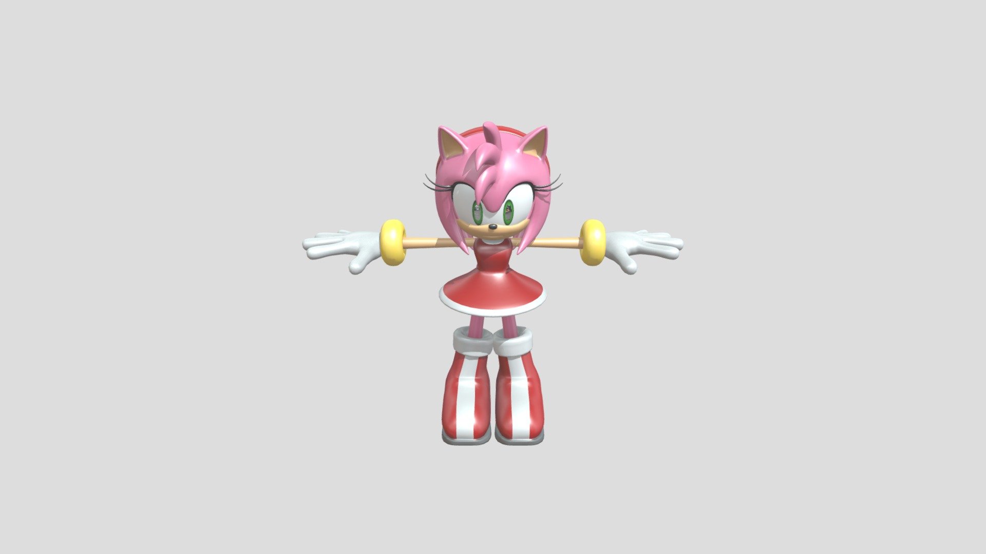 Amy Rose - Sonic Brawl 3D - Download Free 3D model by SonicBrawl3Dofc ...