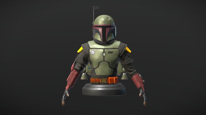 Boba Fett | University Character study 3D Model