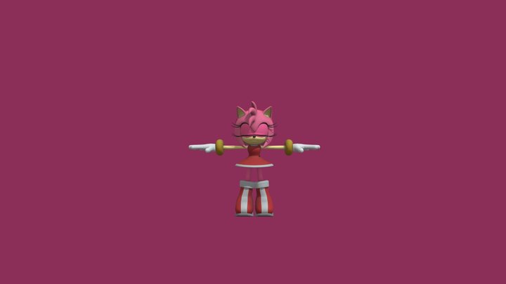 Amy_ Collada Max – Kostenloses 3D-Modell STL