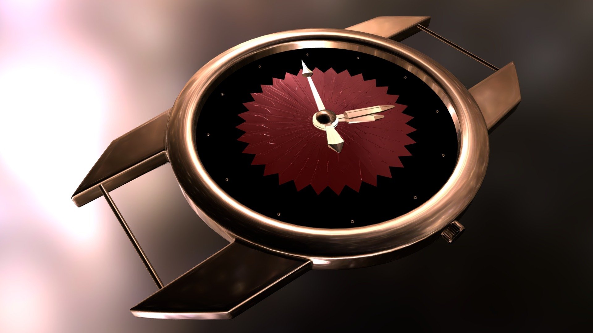 Uhr / Watch Animation Lowpoly 3D model 3D model by bianca.glaser