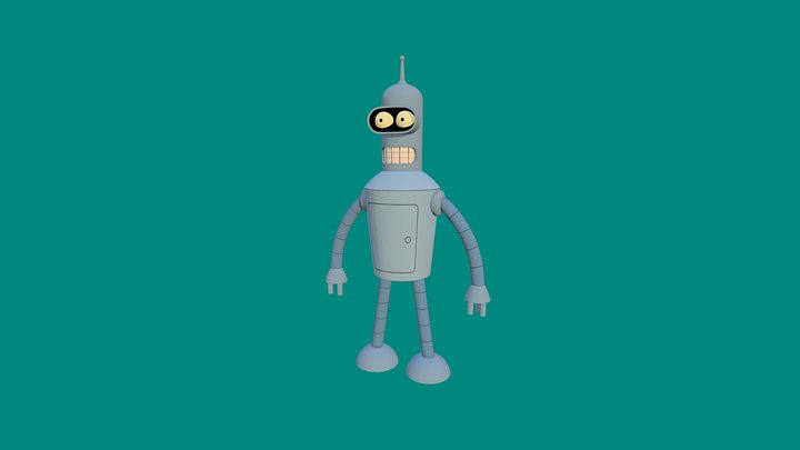 Bender [Futurama] 3D Model