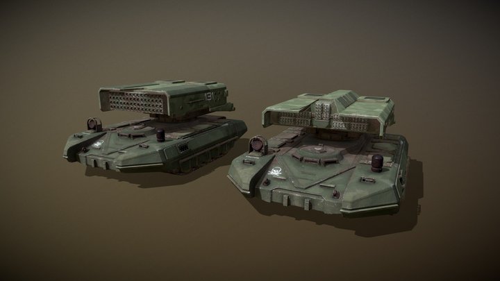 Missile Carriers 3D Model
